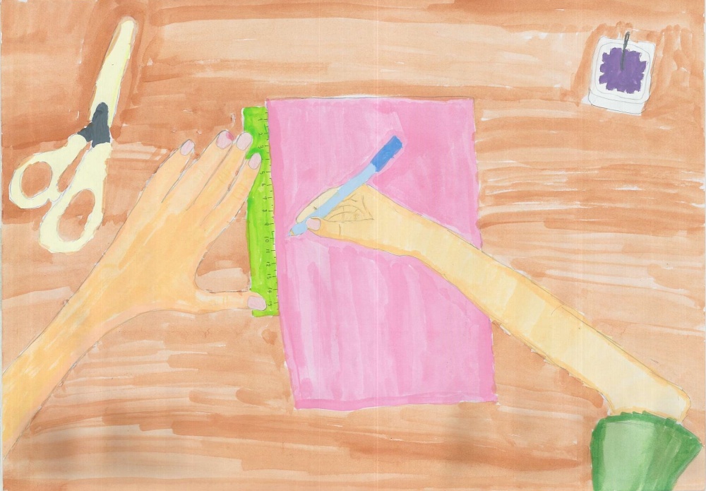 溝口哲平水彩画